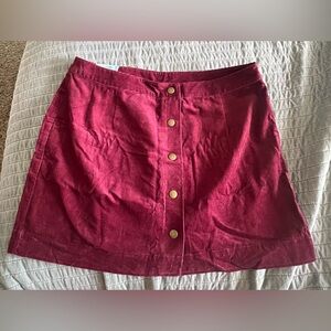 Corduroy Skirt
